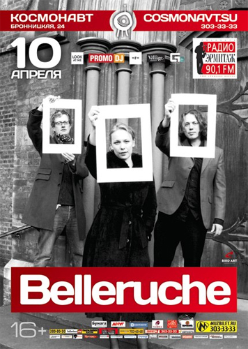Афиша концерта Belleruche в Питере (10 апреля 2013 - Космонавт)